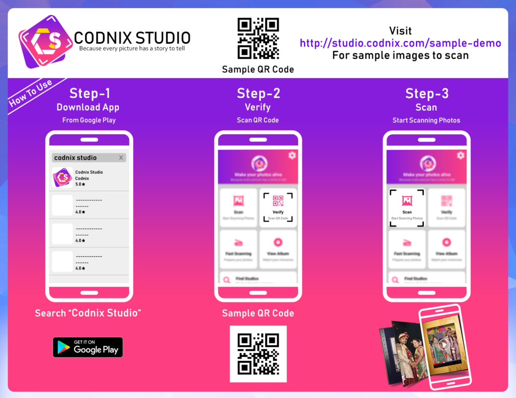 How to use codnix studio app?