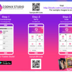 How to use codnix studio app?