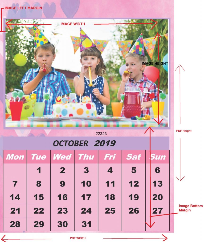 Quick Calendar Generator Settings